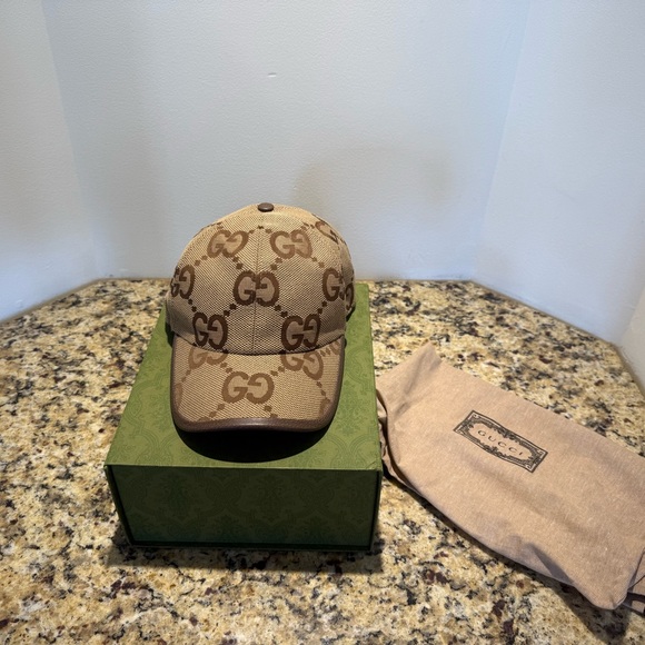 Authentic JUMBO GG CANVAS BASEBALL HAT - Picture 2 of 6